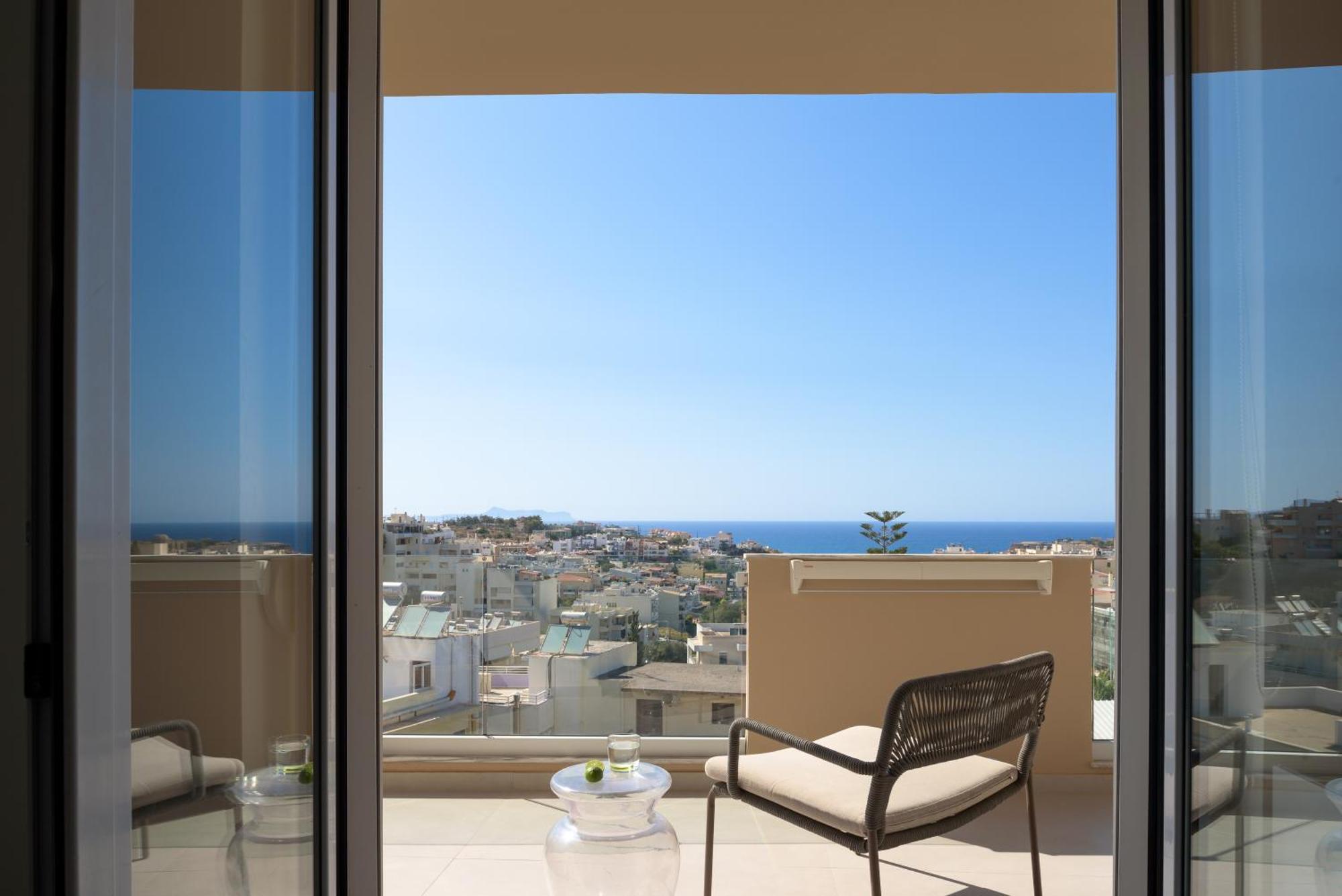 Ikia Mia Sea View Apartment Rethymno  Exterior photo